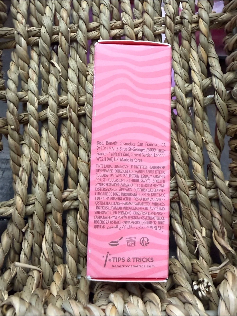 Benefit Splashtint Lip Tint 21 Summer Fling 6mL Full Size NIB